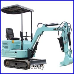 2025 New 1.4T Mini Excavator, Kubota Engine 13.5HP, Free assistive devices