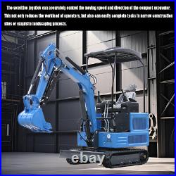 2025 New Mini Hydraulic Excavator KUBOTA Diesel 4,000 lbs 1.8 Tons USA STOCK