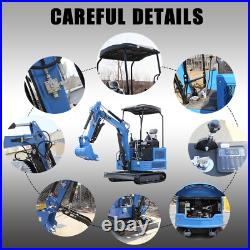 2025 New Mini Hydraulic Excavator KUBOTA Diesel 4,000 lbs 1.8 Tons USA STOCK