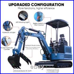 2025 New Mini Hydraulic Excavator KUBOTA Diesel 4,000lbs 1.8 Tons USA STOCK