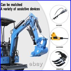 2025 New Mini Hydraulic Excavator KUBOTA Diesel 4,000lbs 1.8 Tons USA STOCK