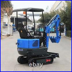 2025 Rippa R10 Mini Excavator 1 Ton Kubota Engine Expanding Track US Stock