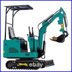 2026 New 1 Ton Mini Excavator Rato 13.5HP Gasoline Engine FREE SHIP /unloading