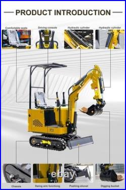 2026 New 1 Ton Mini Excavator Rato 13.5HP Gasoline Engine FREE SHIP /unloading