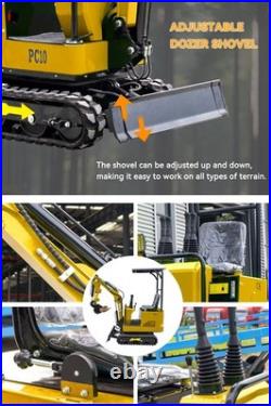 2026 New 1 Ton Mini Excavator Rato 13.5HP Gasoline Engine FREE SHIP /unloading