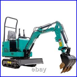 2026 New 1 Ton Mini Excavator Rato 13.5HP Gasoline Engine FREE SHIP /unloading