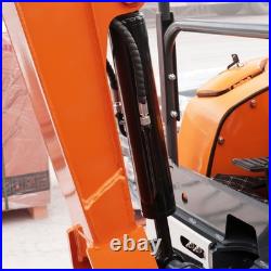 20HP Kubota EPA Mini Excavator Hydraulic Thumb, Side Tilt & Wide Tracks
