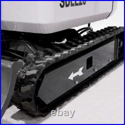 20HP Kubota EPA Mini Excavator Hydraulic Thumb, Side Tilt & Wide Tracks