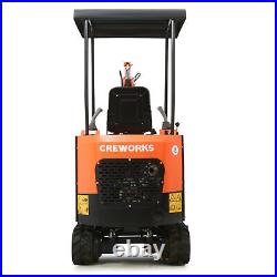 23 hp Mini Digging Machine 1.3 T Mini Crawler Excavator with Adjustable Seat