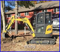 25HP Yanmar Engine SHANTUI STE35SR 2.8 Ton Mini Excavator Warm Air in Houston 25HP Yanmar Engine SHANTUI STE35SR 2.8 Ton Mini Excavator Warm Air in Houston