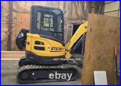 25HP Yanmar Engine SHANTUI STE35SR 2.8 Ton Mini Excavator Warm Air in Houston 25HP Yanmar Engine SHANTUI STE35SR 2.8 Ton Mini Excavator Warm Air in Houston