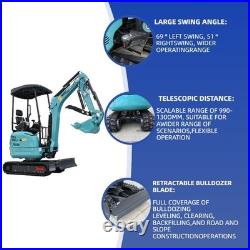 2.5T Kubota EPA Diesel Mini Excavator Side Swing Telescopic Tracks Free Ship 2.5T Kubota EPA Diesel Mini Excavator Side Swing Telescopic Tracks Free Ship