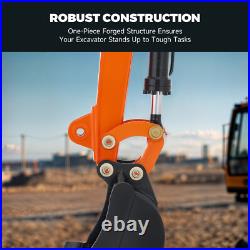 2.5Ton 25hp Mini Excavator Digger Crawler Perkins Diesel EPA Engine Close Cabin