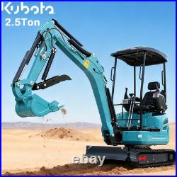 2.5Ton Mini Excavator KUBOTA D902 with Swing Boom & Retractable Tracks EPA, USA