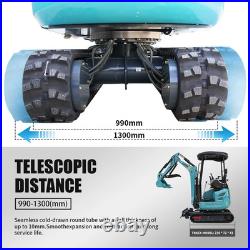 2.5Ton Mini Excavator Side Swing Digger Kubota D902 Diesel Engine+ 4 Attachments