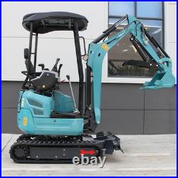 2.5Ton Mini Excavator Side Swing Digger Kubota D902 Diesel Engine+ 4 Attachments