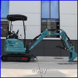 2.5Ton Mini Excavator Side Swing Digger Kubota D902 Diesel Engine+ 4 Attachments