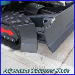 2.5Ton Mini Excavator Side Swing Digger Kubota D902 Diesel Engine+ 4 Attachments