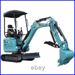 2.5Ton Mini Excavator Side Swing Digger Kubota D902 Diesel Engine+ 4 Attachments
