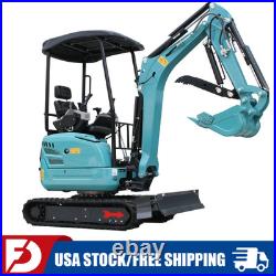 2.5Ton Mini Excavator Side Swing Digger with Kubota D902 Engine Extendable Track