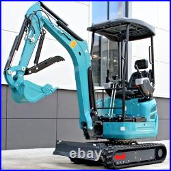2.5Ton Mini Excavator Side Swing Digger with Kubota D902 Engine Extendable Track