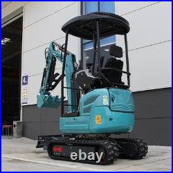 2.5Ton Mini Excavator Side Swing Digger with Kubota D902 Engine Extendable Track