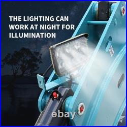 2.5Ton Mini Excavator Side Swing Digger with Kubota D902 Engine Extendable Track