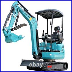 2.5Ton Mini Excavator Side Swing Digger with Kubota D902 Engine Extendable Track