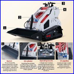 2.5Ton Side Swing Kubota Mini Excavator & 13.6HP Mini Skid Steer Loader Combo