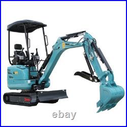 2.5 Ton Hydraulic Mini Excavator 16 HP Kubota Diesel Engine USA Stock Free ship