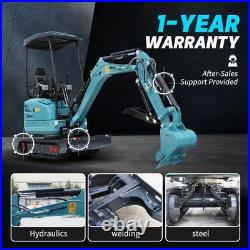 2.5 Ton Hydraulic Mini Excavator 16 HP Kubota Diesel Engine USA Stock Free ship