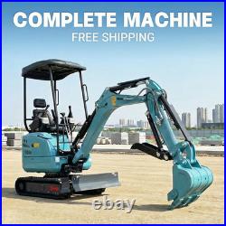 2.5 Ton Hydraulic Mini Excavator 16 HP Kubota Diesel Engine USA Stock Free ship