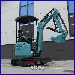 2.5 Ton Hydraulic Mini Excavator 16 HP Kubota Diesel Engine USA Stock Free ship