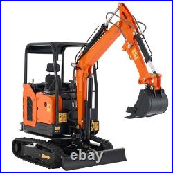 2.5 Ton Mini Excavator 25hp Mini Digger Crawler With Perkins Diesel EPA Engine
