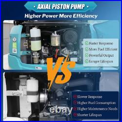 2.5 Ton Mini Excavator KUBOTA Diesel Expanding Tracks Side Swing + Attachments