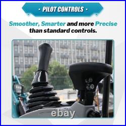 2.5 Ton Mini Excavator KUBOTA Diesel Expanding Tracks Side Swing + Attachments