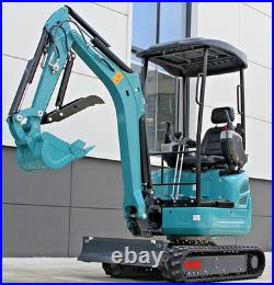 2.5 Ton Mini Excavator Kubota D902 Engine Side Swing Extendable Track Digger EPA