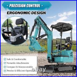 2.5 Ton Mini Excavator Kubota D902 Engine Side Swing Extendable Track Digger EPA