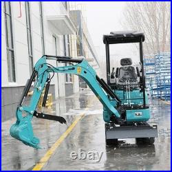 2.5 Ton Mini Excavator Kubota D902 Engine Side Swing Extendable Track Digger EPA
