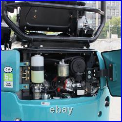 2.5 Ton Mini Excavator Kubota D902 Engine Side Swing Extendable Track Digger EPA