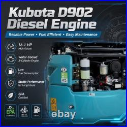 2.5 Ton Mini Excavator Kubota Engine Side Swing & 13.5HP Skid Steer B&S Engine