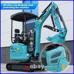 2.5 Ton Mini Excavator Kubota Hydraulic Retractable Track Offset Boom Digger