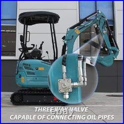 2.5 Ton Mini Excavator Kubota Hydraulic Retractable Track Offset Boom Digger