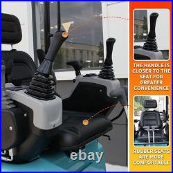 2.5 Ton Mini Excavator Kubota Hydraulic Retractable Track Offset Boom Digger