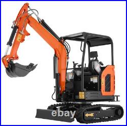 2.5 Ton Mini Excavator Mini Digger Crawler With Perkins Diesel 25hp EPA Engine