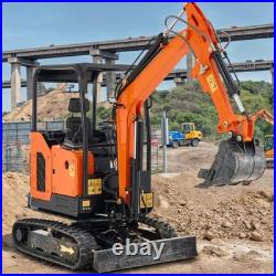 2.5 Ton Mini Excavator Mini Digger Crawler With Perkins Diesel 25hp EPA Engine
