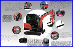 2.5 Ton RATO Gasoline Engine Excavator AGT-QNT50R 2.5 Ton RATO Gasoline Engine Excavator AGT-QNT50R