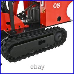 2'5 Wide Mini Excavator 0.8 Ton Digging Machine w Rubber Tracks Canopy and More