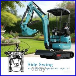 2.5ton Mini Excavator Kubota D902 Engine Side Swing Extendable Crawler Diggers