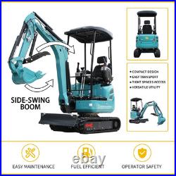 2.5ton Mini Excavator Kubota D902 Engine Side Swing Extendable Crawler Diggers